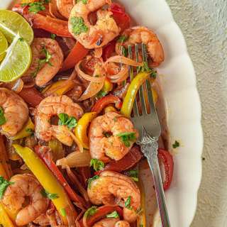 Air Fryer Shrimp Fajitas Recipe