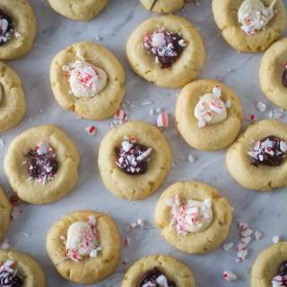 Chocolate Thumbprint Cookies