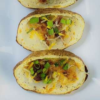 Air Fryer Potato Skins Recipe