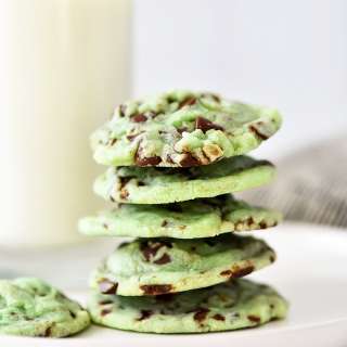 Mint Chocolate Chip Cookies