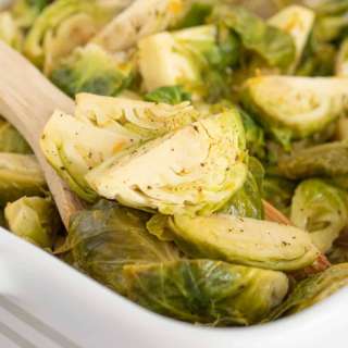 Citrus Roasted Brussels Sprouts