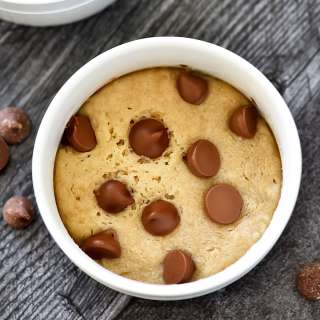 Single-Serving Chocolate Chip Cookie