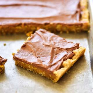 Lunch Lady Peanut Butter Bars
