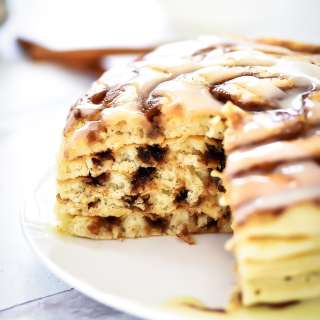 Cinnamon Roll Pancakes