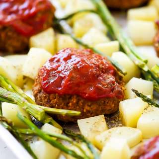 Sheet Pan Meatloaf Dinner