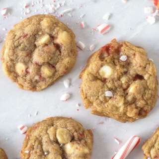 Candy Cane Peppermint Cookies