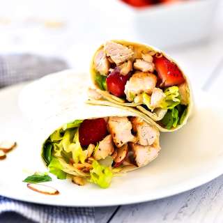 Strawberry Chicken Wraps