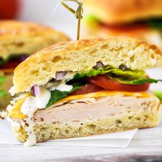Chicken Caesar Sandwiches