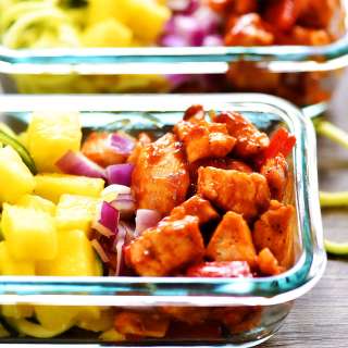 Hawaiian Chicken Meal Prep Bowls