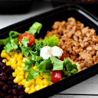 Taco Salad Meal Prep Bowls