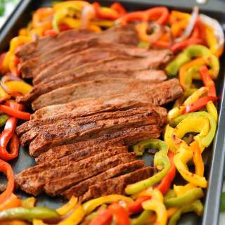 Sheet Pan Steak Fajitas