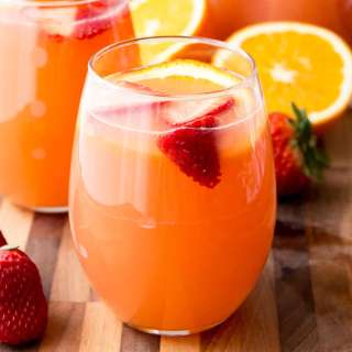 Orange Strawberry Rose Sangria
