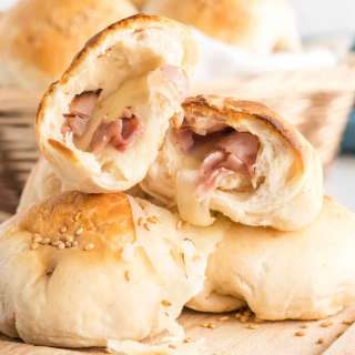 Ham and Cheese Stuffed Biscuits