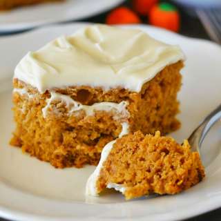 Pumpkin Cake with Cream Cheese Frosting