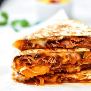 Sweet Pork Quesadillas