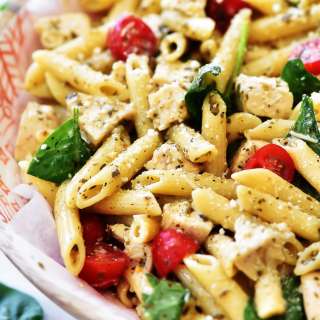 Chicken Pesto Pasta Salad