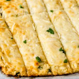 Low Carb Cauliflower Breadsticks