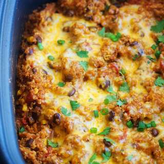 Slow Cooker Chicken Enchilada Quinoa