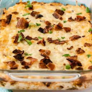 Sriracha Ranch Bacon Chicken Dip