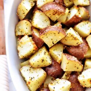 Garlic Parmesan Roasted Potatoes