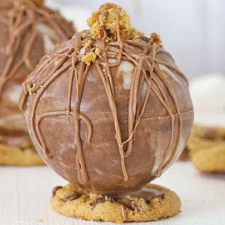 Chocolate Chip Cookie Hot Chocolate Bombs