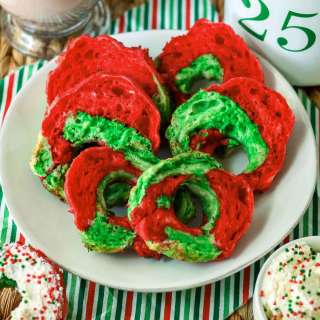 Air Fryer Christmas Bagels Recipe
