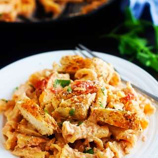 Chicken Taco Alfredo