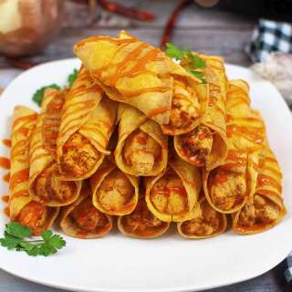 Air Fryer Buffalo Chicken Taquitos Recipe