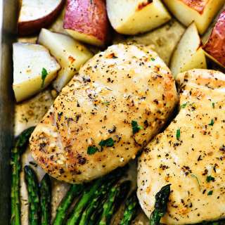 One Pan Honey Garlic Chicken and Veggies