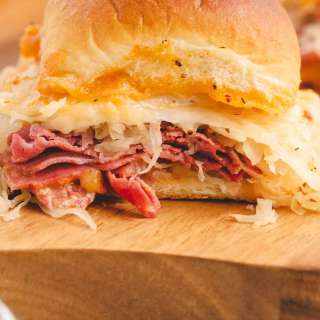 Baked Reuben Sliders