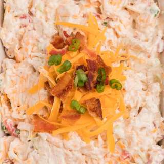 Ultimate Loaded Garlic Chicken Dip