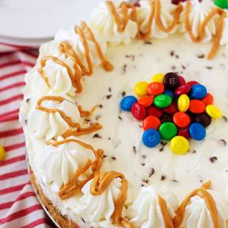 Monster Cookie Dough Cheesecake