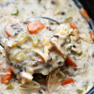 Crock Pot Chicken and Wild Rice Soup