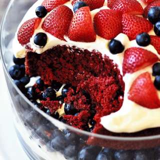 Red Velvet Trifle
