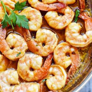 Hawaiian Style Garlic Shrimp