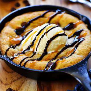 Chocolate Chip Skillet Cookie
