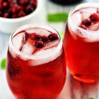 Sparkling Cranberry Cider