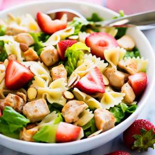 Chicken Strawberry Pasta Salad