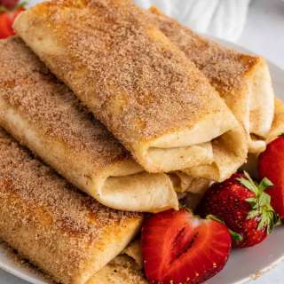 Strawberry Cheesecake Chimichangas