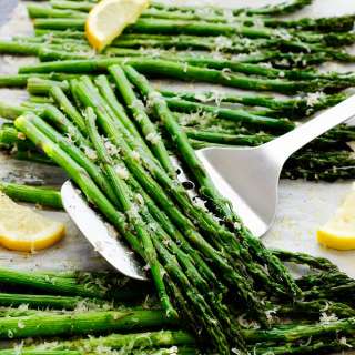 Lemon Parmesan Asparagus