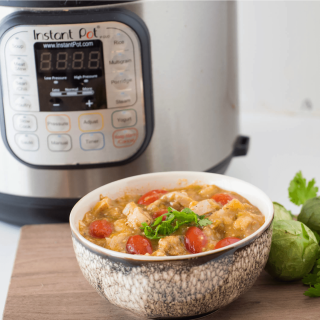 Instant Pot Tomatillo Chicken Stew