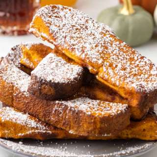 Air Fryer Pumpkin French Toast Sticks