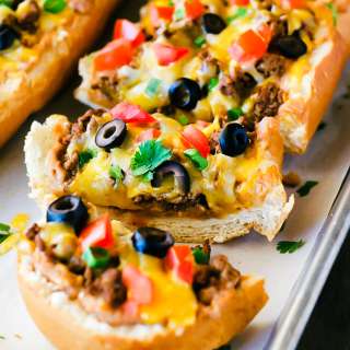 Taco French Bread Pizza