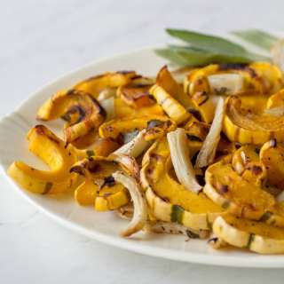 Roasted Delicata Squash and Fennel