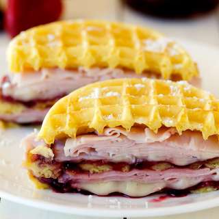 Monte Cristo Waffle Sandwiches