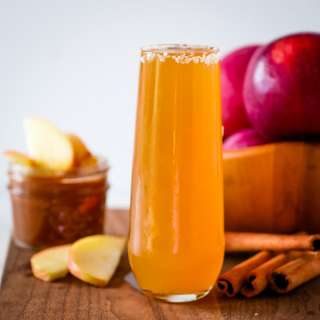 Salted Caramel Apple Cider Cocktail
