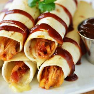BBQ Chicken and Bacon Taquitos