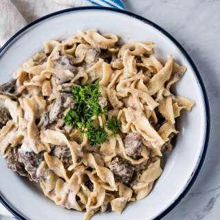 Instant Pot Beef Stroganoff