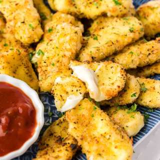 Baked Mozzarella Sticks