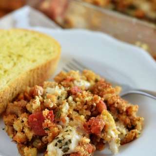 Italian Chicken and Stuffing Bake